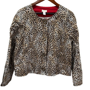 Chicos animal print TOP size 3 GUC..